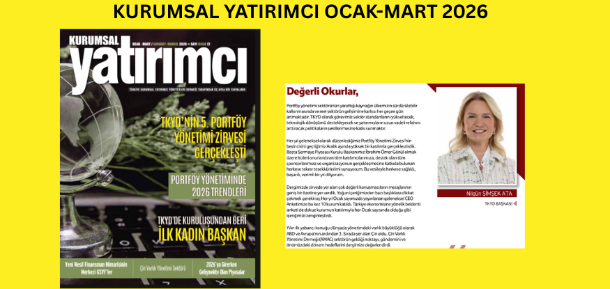 KURUMSAL YATIRIMCI ..Ocak-Mart sayısı..Nilgün ŞİMŞEK ATA..İlk kadın başkan...